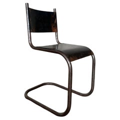 Early 20th Century Industrial Bauhaus Iron Chair
