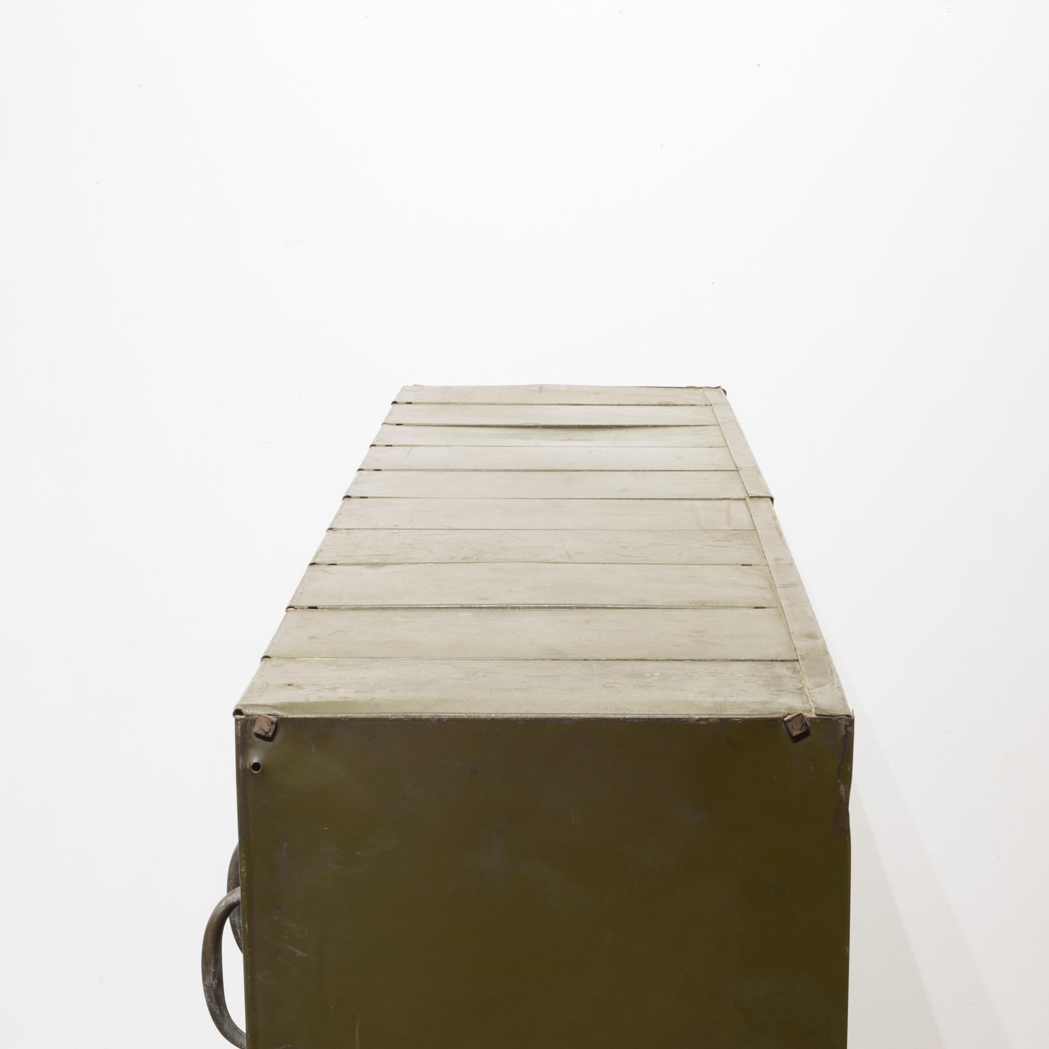 Early 20th Century Industrial Courthouse Ledger File Cabinet, circa 1940s 3