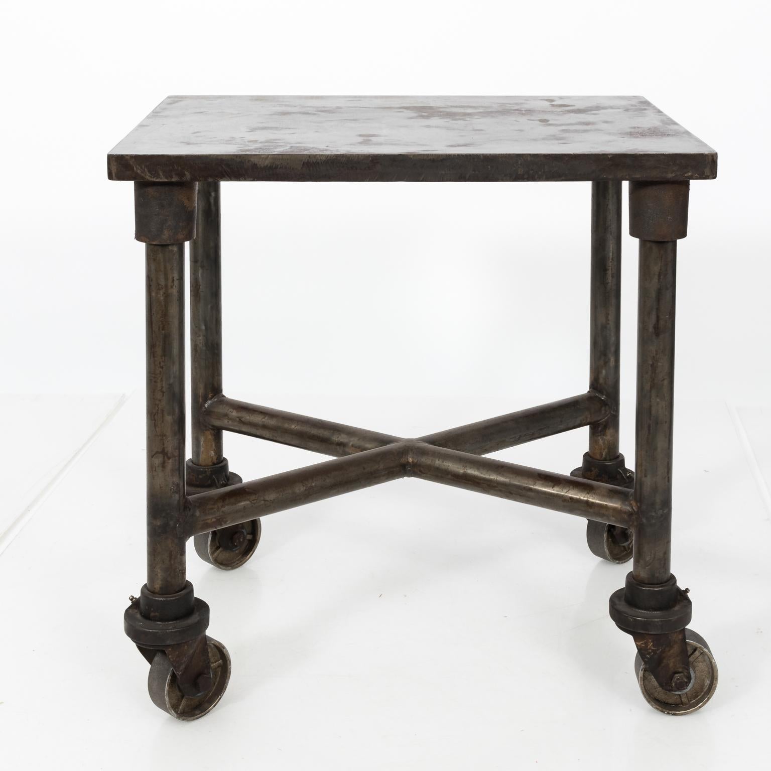 Early 20th Century Industrial Side Table In Good Condition In Stamford, CT