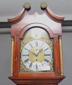 Early 20th Century Inlaid Mahogany Longcase Clock
