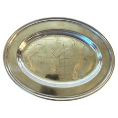 Plato de plata del Hotel Lycoming International Silver de principios del siglo XX