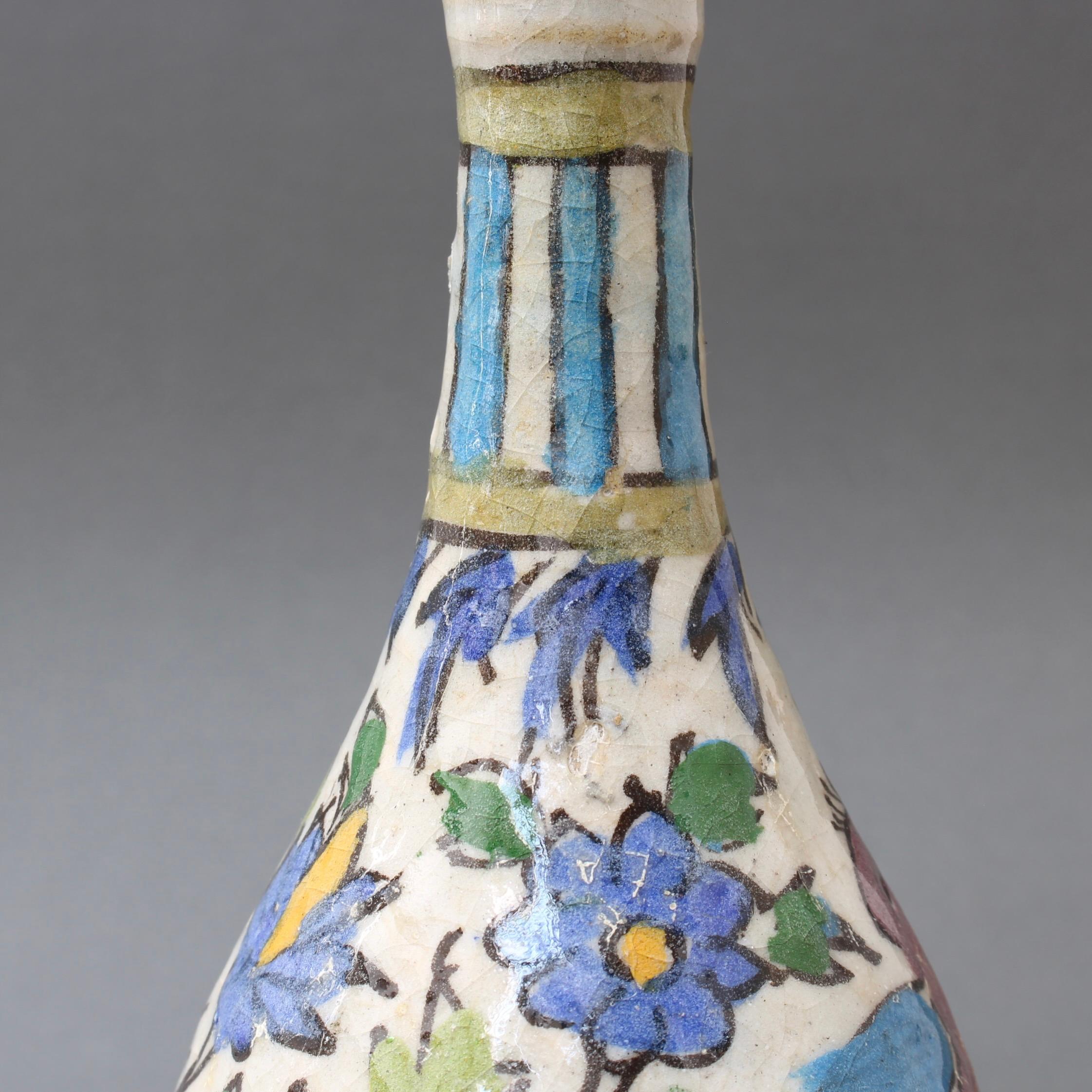 Early 20th Century Iranian Ceramic Flower Vase 5