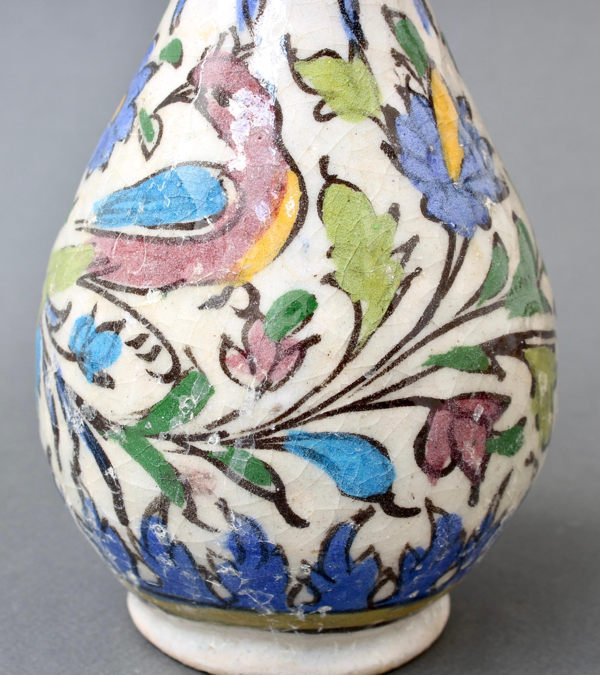 Early 20th Century Iranian Ceramic Flower Vase 1