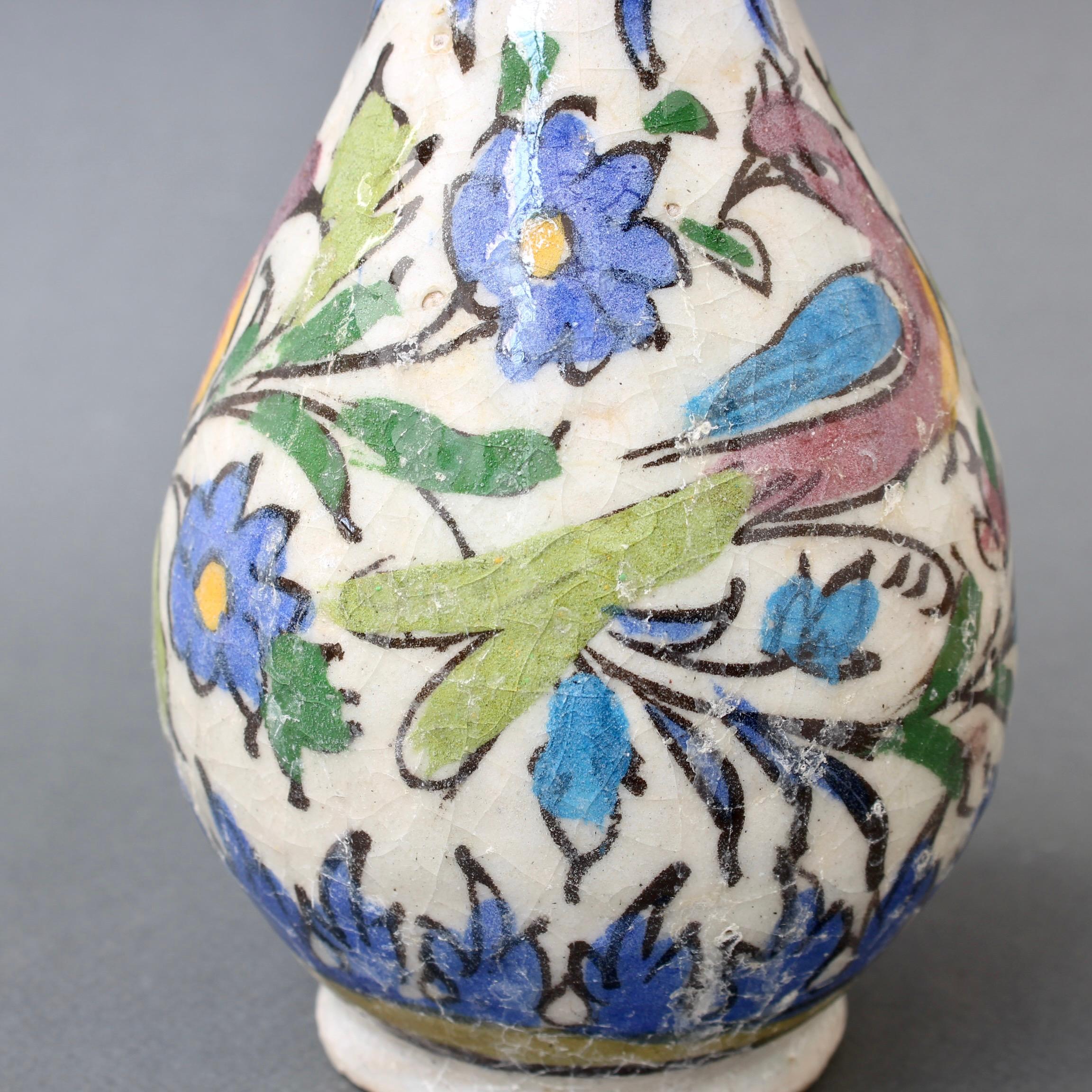 Early 20th Century Iranian Ceramic Flower Vase 2