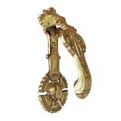 Irischer Türklopfer aus Messing:: frühes 20