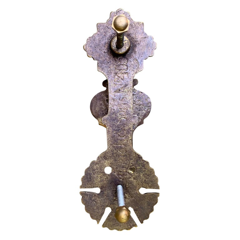 Early 20th Century Irish Brass Door Knocker at 1stDibs