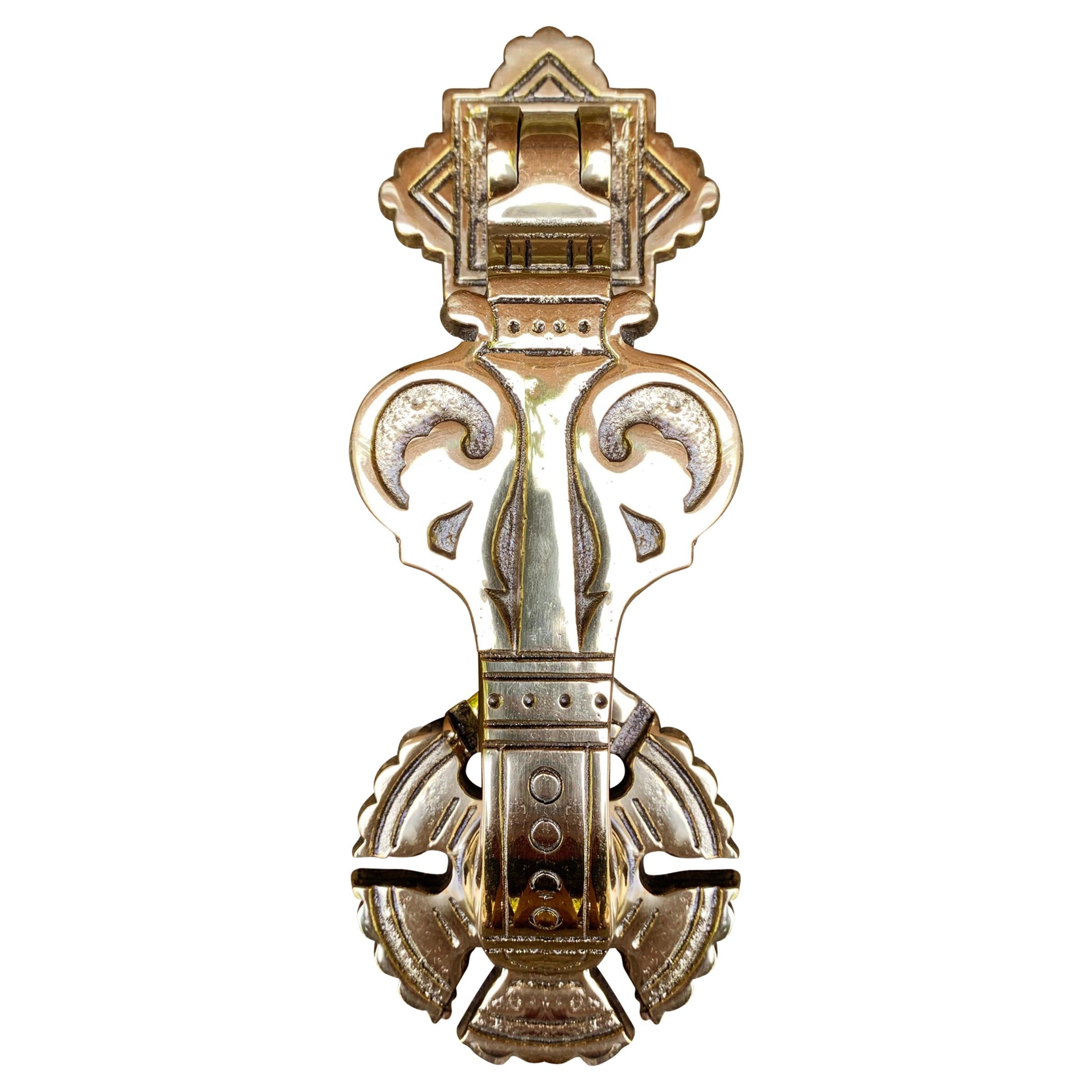 Early 20th Century Irish Brass Door Knocker