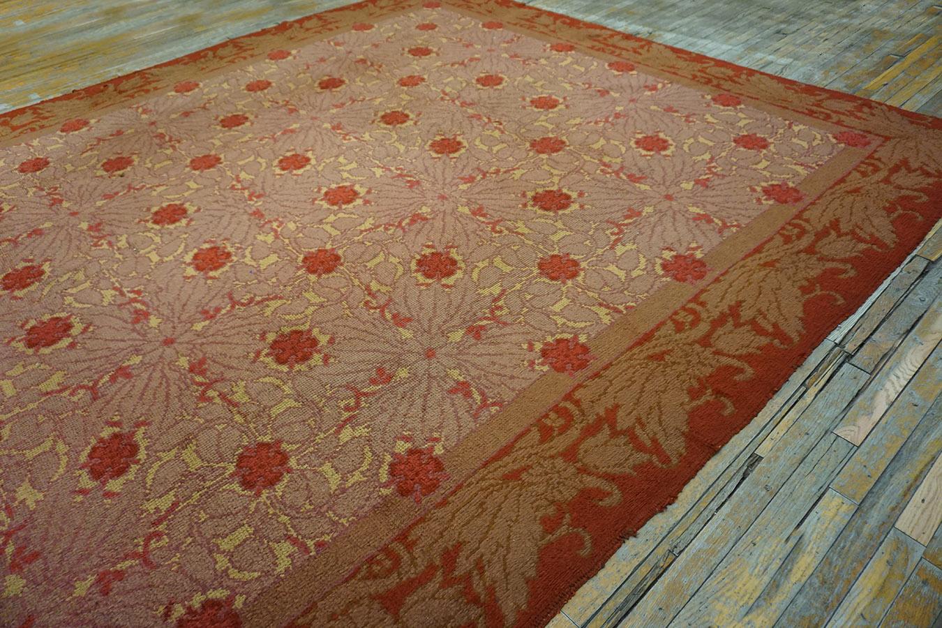 Early 20th Century Irish Donegal Arts & Crafts Carpet (10'8