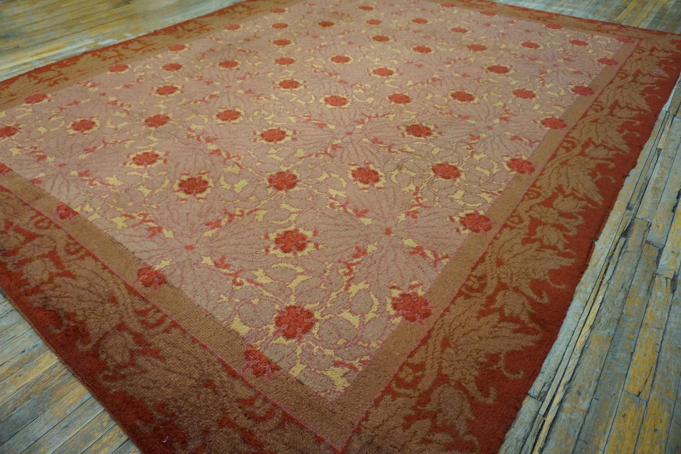 Early 20th Century Irish Donegal Arts & Crafts Carpet (10'8