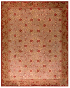 Early 20th Century Irish Donegal Arts & Crafts Carpet (10'8" x 13'3"-325 x 405)