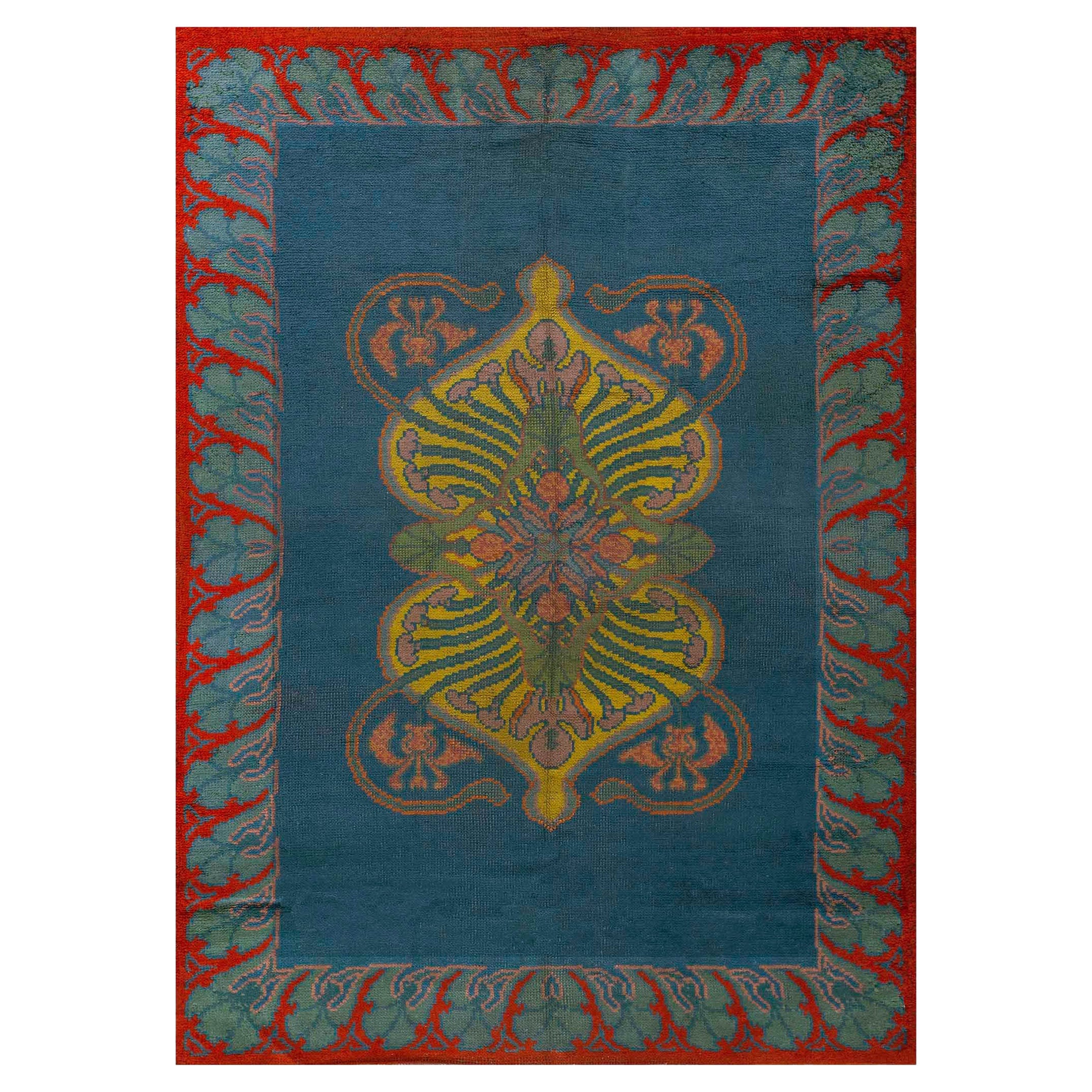 Tappeto irlandese Donegal Arts & Crafts dei primi del Novecento ( 5'7" x 7'9" - 170 x 296)