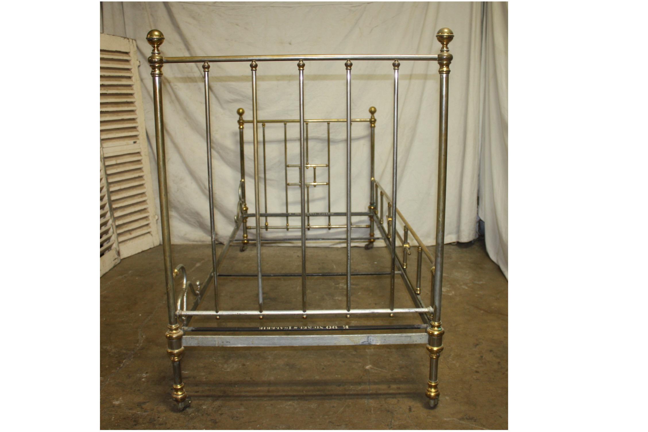 Early 20th Century Iron Bed For Sale 1