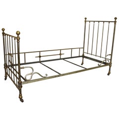 Early 20th Century Iron Bed