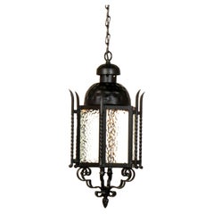 Early 20th Century Iron Exterior Lantern