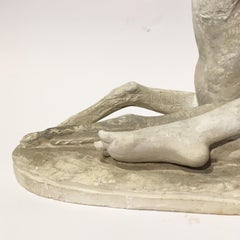 Early 20th Century Italian Art Deco Plaster Sculpture by Mario Bandini