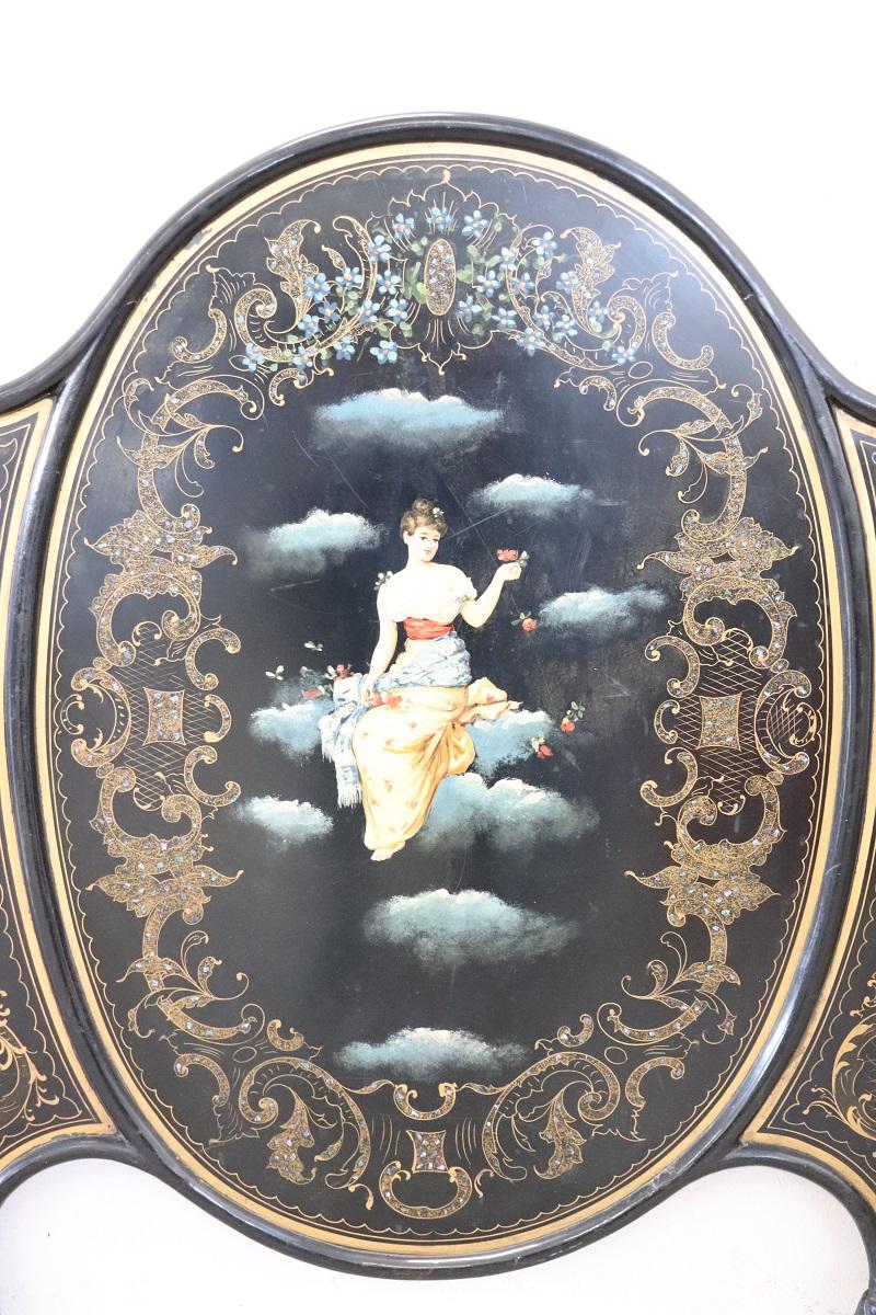Paire de lits simples en fer Art Nouveau italien du début du 20e siècle en vente 7