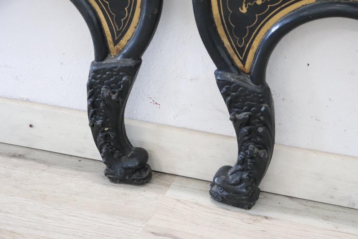 Paire de lits simples en fer Art Nouveau italien du début du 20e siècle en vente 9