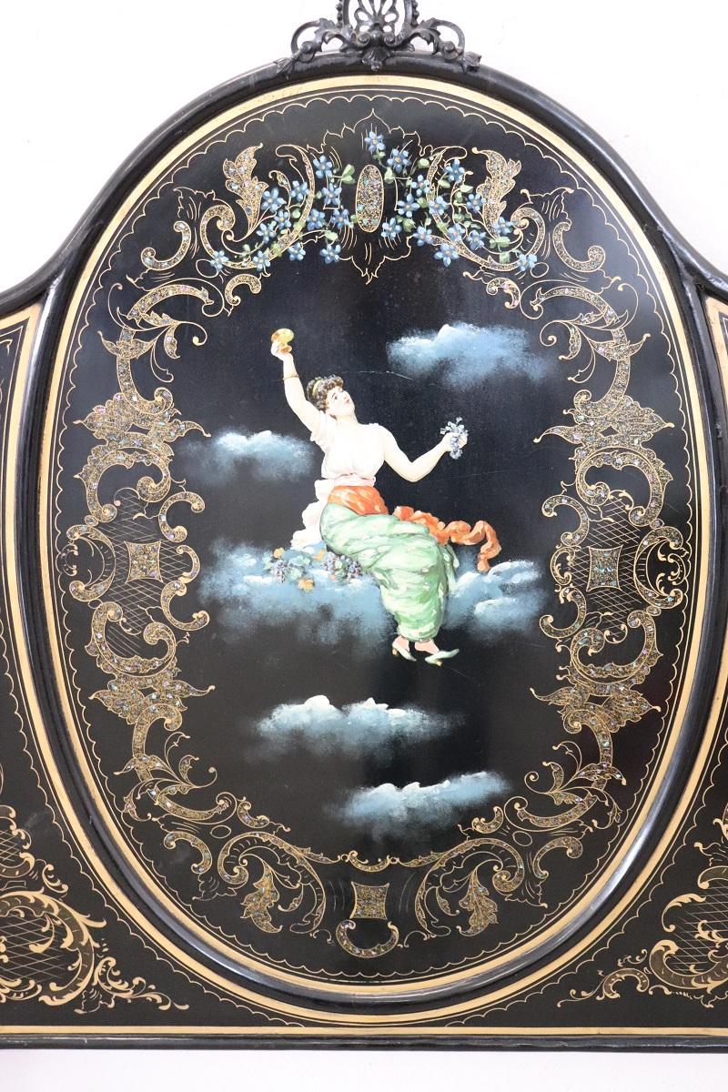 Fer Paire de lits simples en fer Art Nouveau italien du début du 20e siècle en vente
