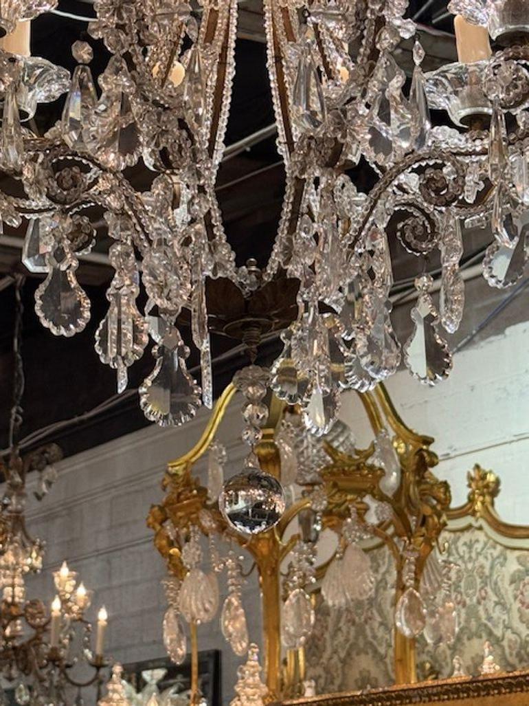 Italiano Lampadario di perline italiano dei primi del Novecento in vendita