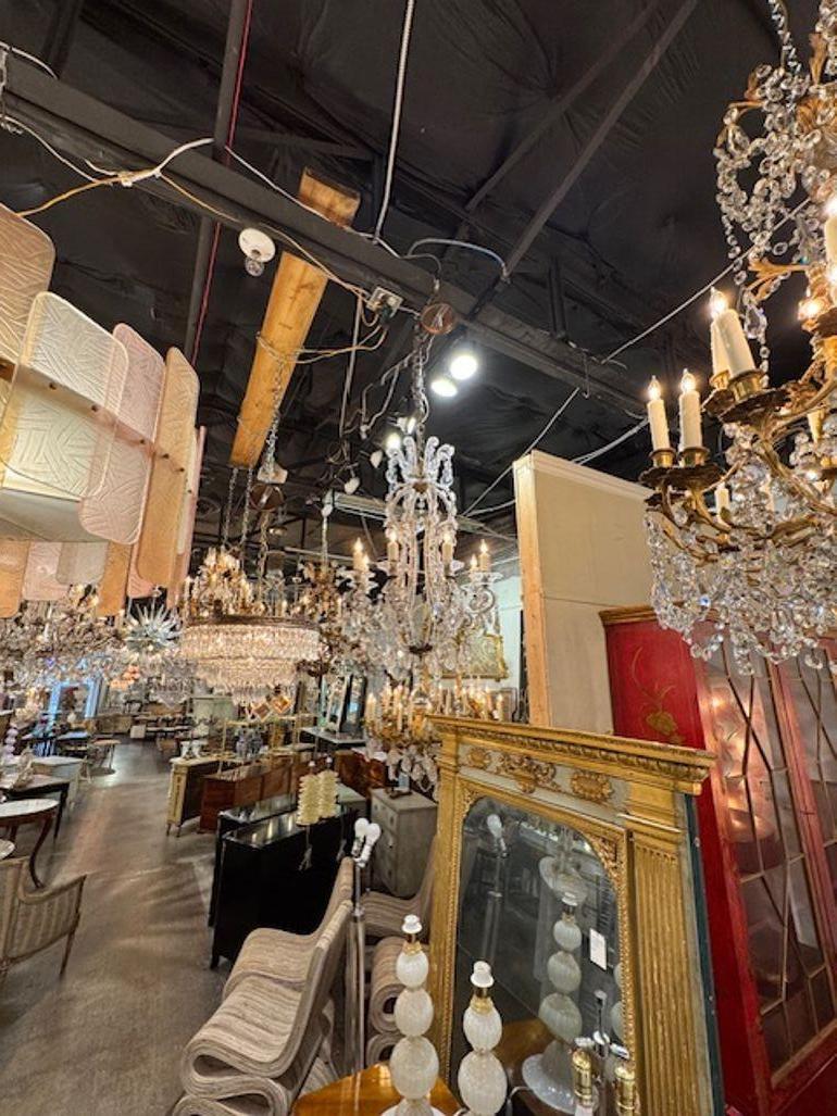 Lampadario di perline italiano dei primi del Novecento in vendita 2