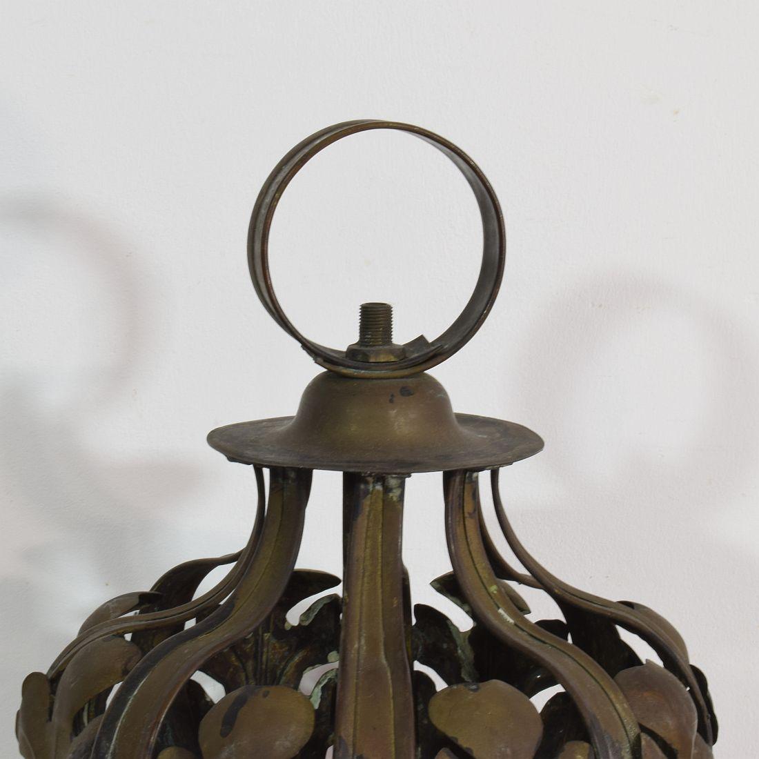 Early 20th Century Italian Brass Lantern 5