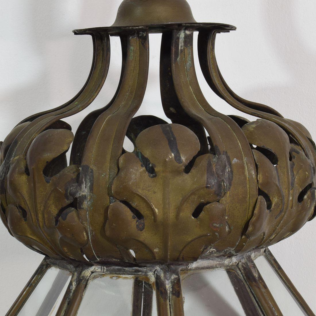 Early 20th Century Italian Brass Lantern 6