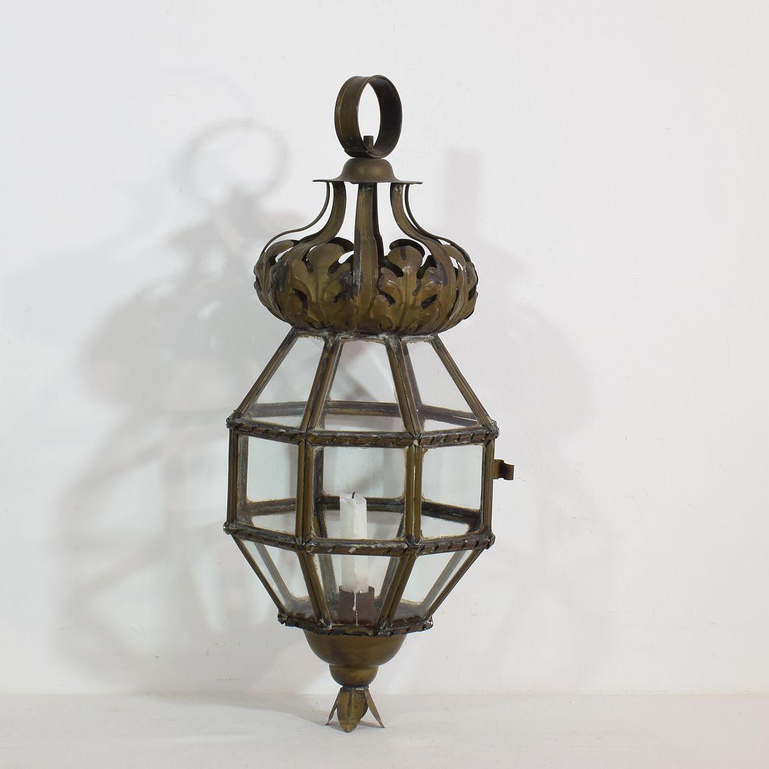 Early 20th Century Italian Brass Lantern 1