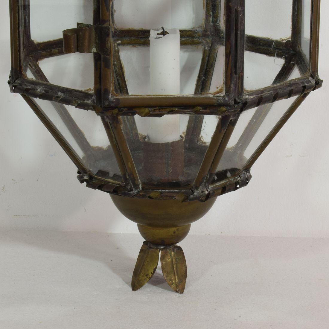 Early 20th Century Italian Brass Lantern 4