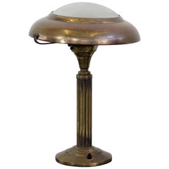 Early 20th Century Italian Brass Table Lamp, circa 1910