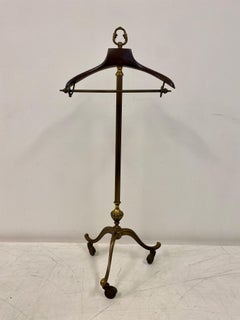 Early 20th Century Italian Brass Valet Stand
