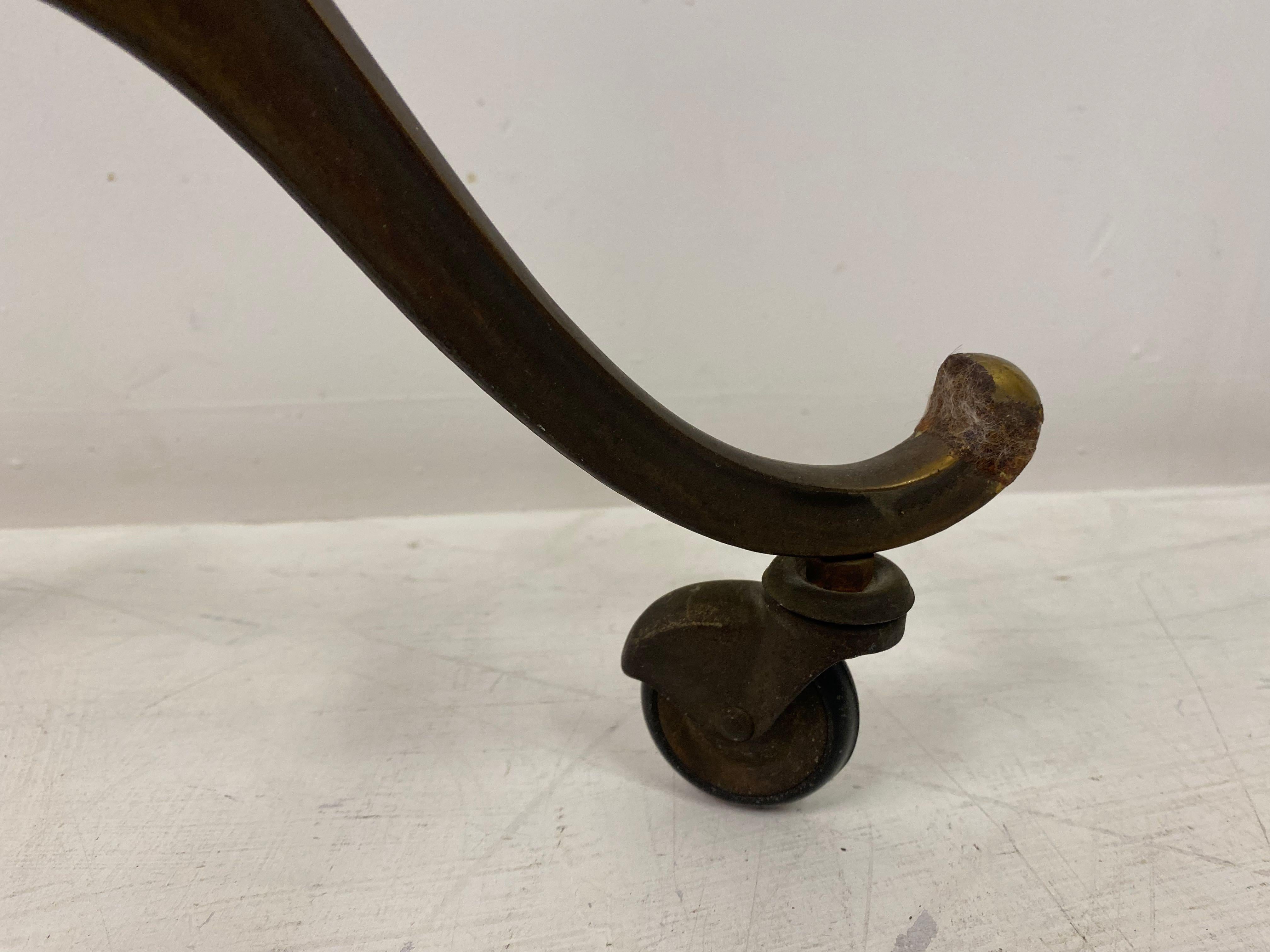 Early 20th Century Italian Brass Valet Stand For Sale 5