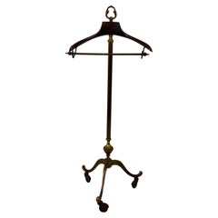 Early 20th Century Italian Brass Valet Stand