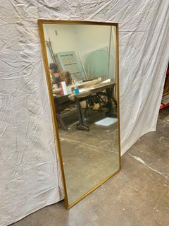 Early 20th Century Italian Brass Wall Mirror