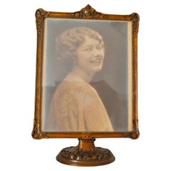 Early 20th Century Italian Carved Wood Art Nouveau Tabletop Frame