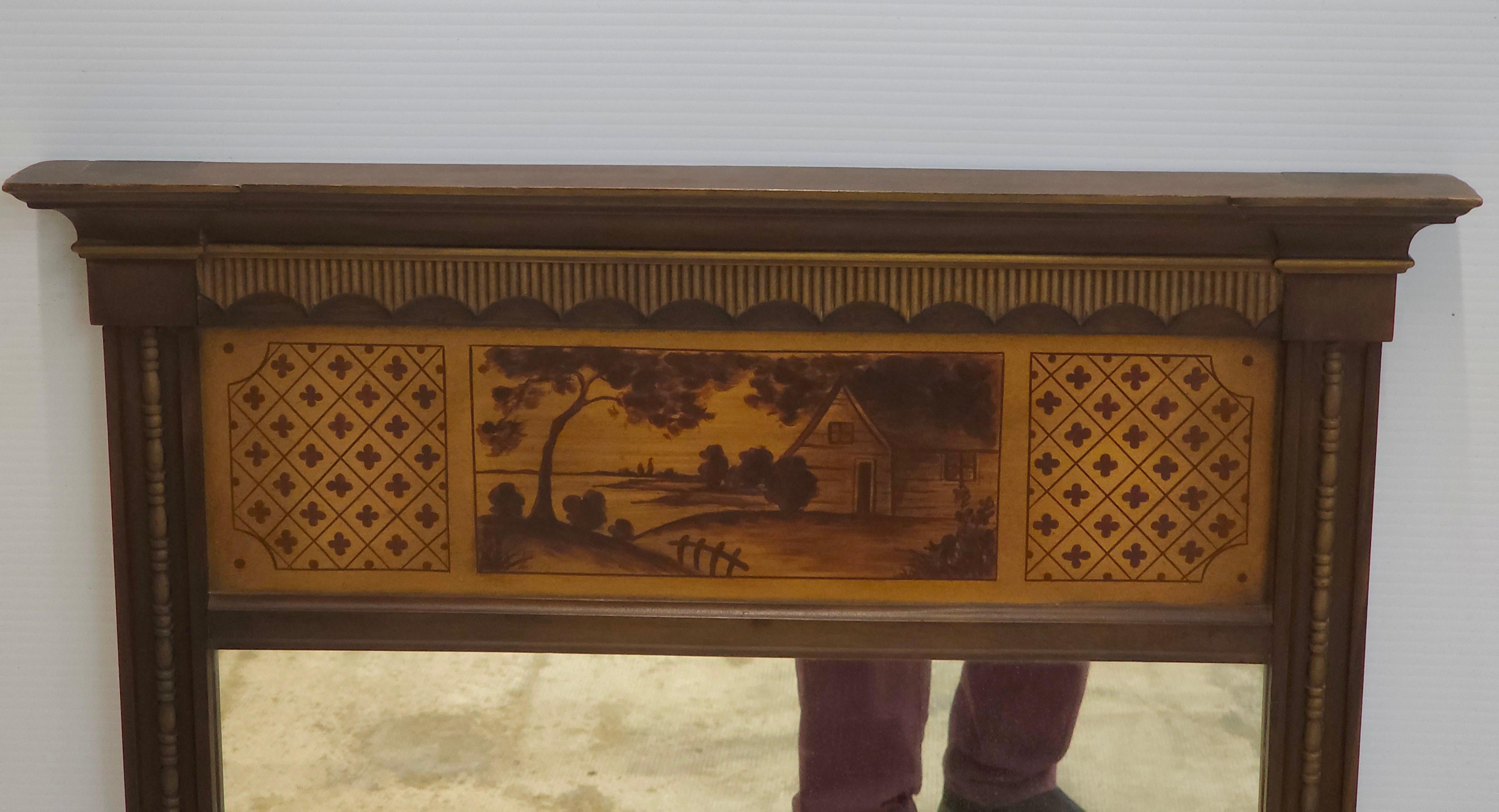 Miroir Trumeau italien du début du 20e siècle de style Florentine Bon état - En vente à Germantown, MD