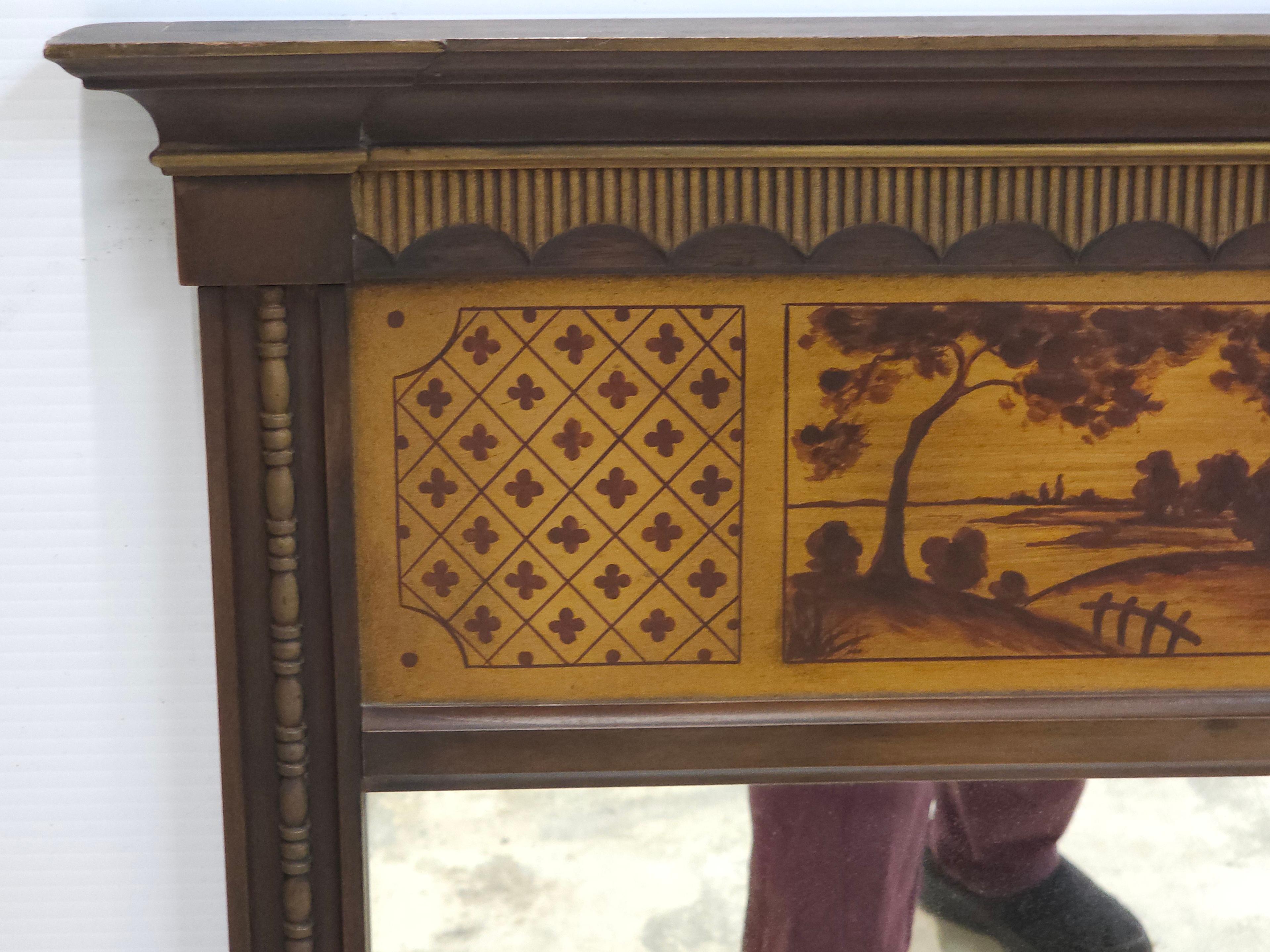 Miroir Trumeau italien du début du 20e siècle de style Florentine en vente 1