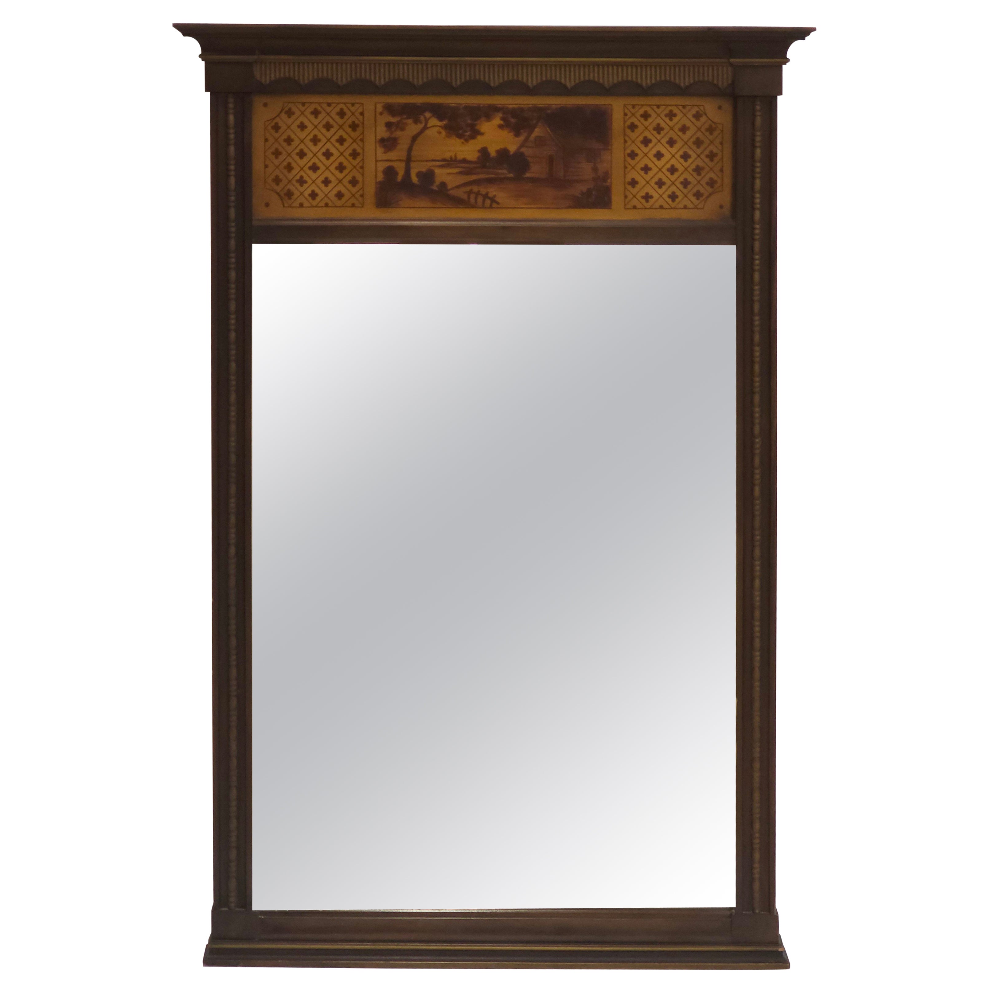Early 20th Century Italian Florentine Style Trumeau Mirror