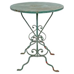Italienischer klappbarer Gartentisch des frühen 20. Jahrhunderts