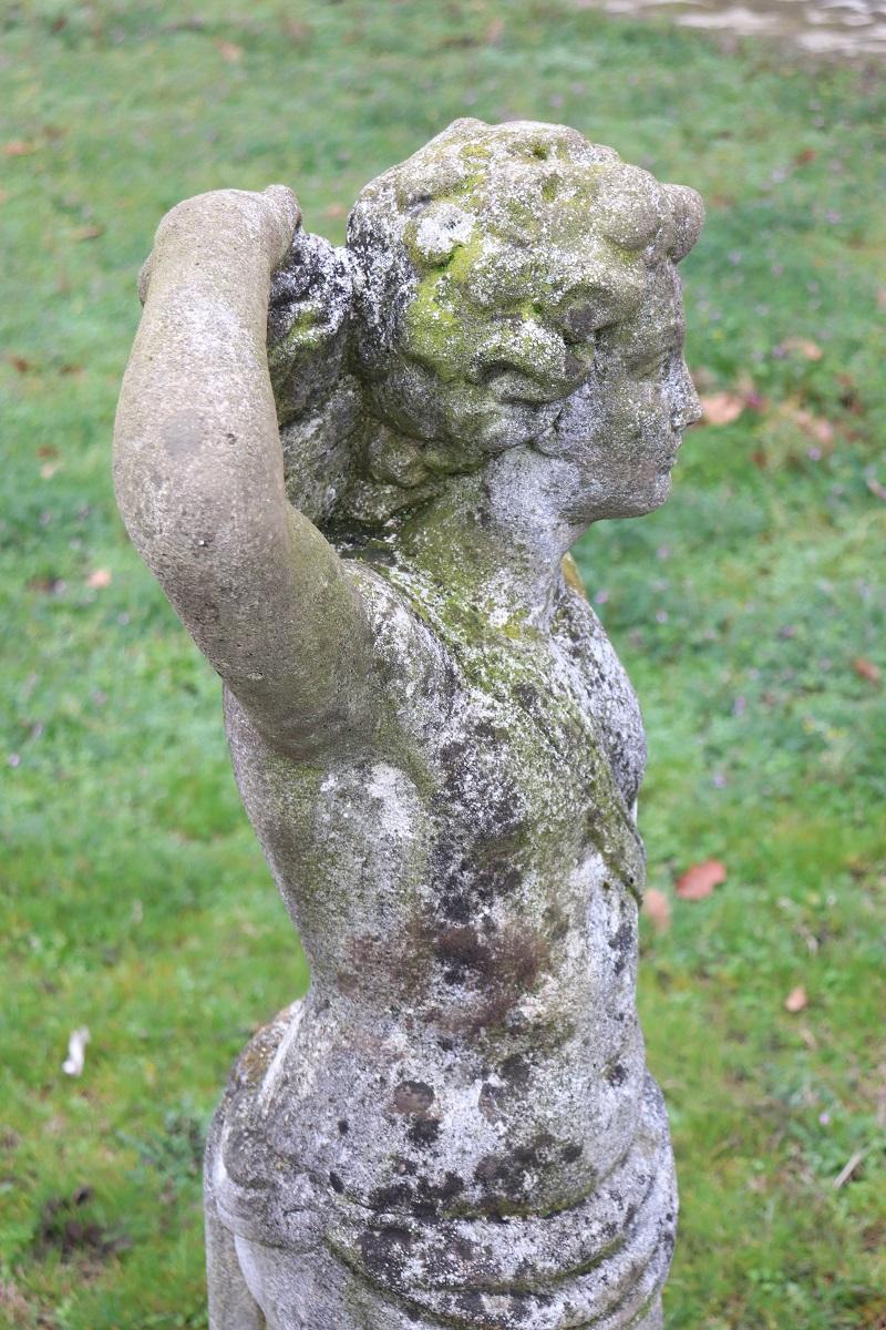 Stone Early 20th Century Italian Garden Statue 