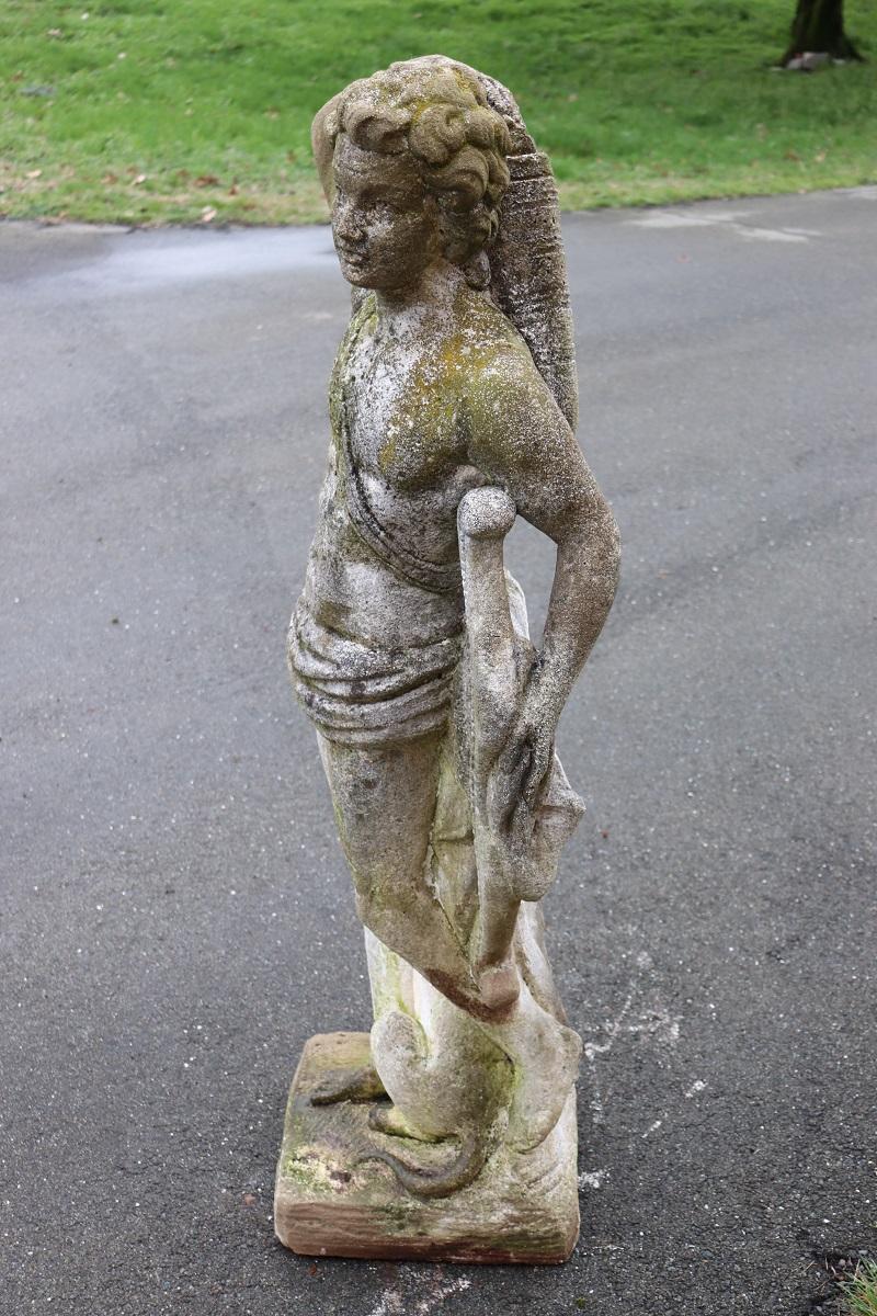 Italienische Gartenstatue „Archer“ aus dem frühen 20. Jahrhundert im Angebot 1