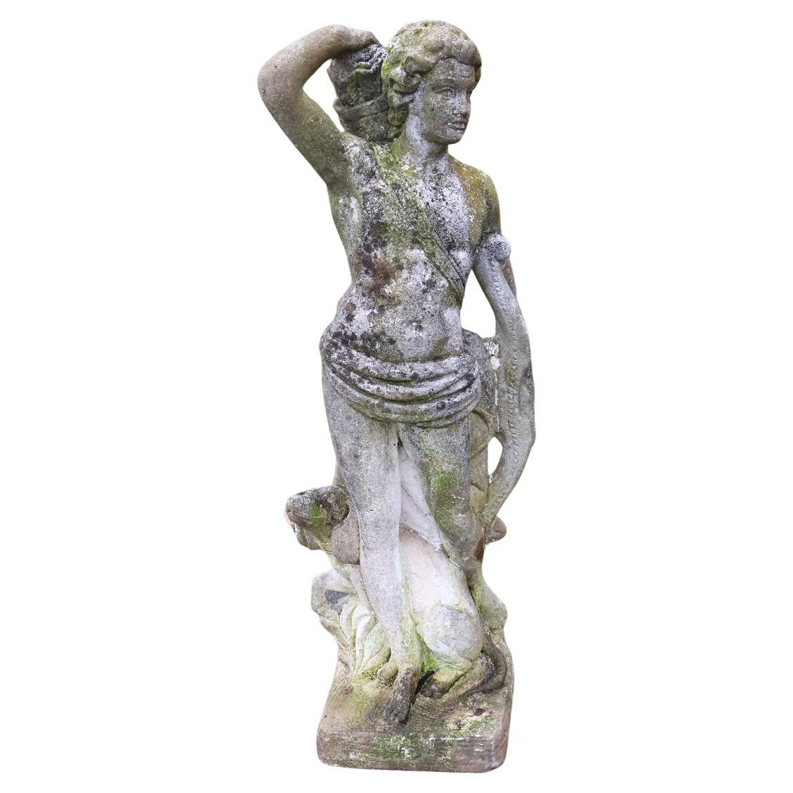 Early 20th Century Italian Garden Statue "Archer"