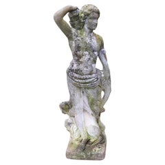 Retro Early 20th Century Italian Garden Statue "Archer"