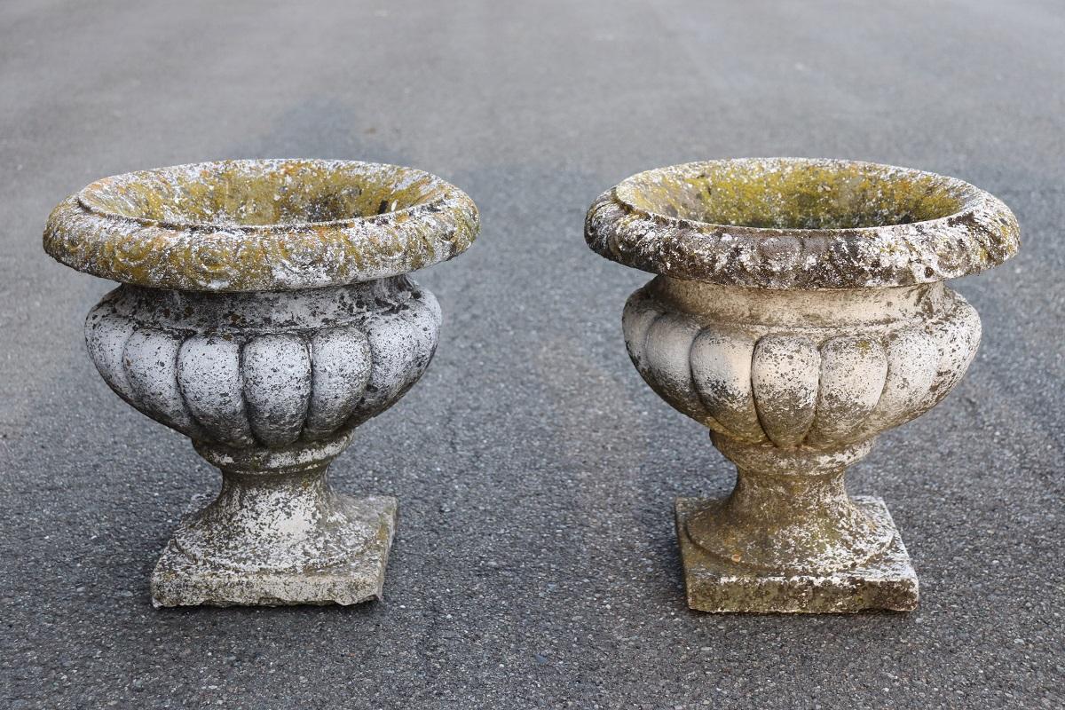 Early 20th Century Italian Garden Vases Set of Four 2