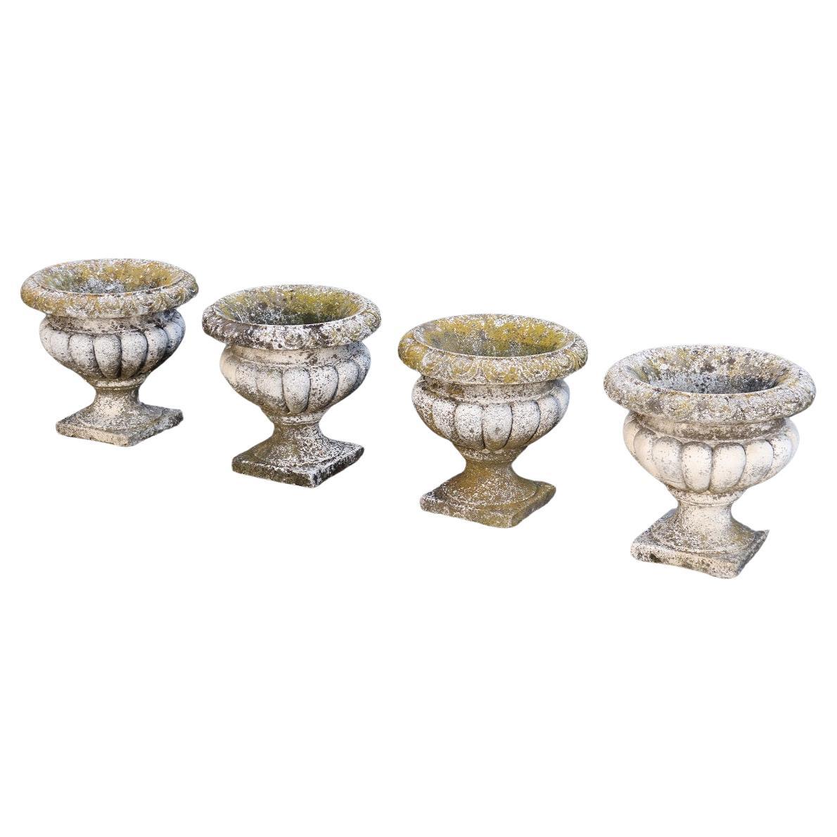 Early 20th Century Italian Garden Vases Set of Four