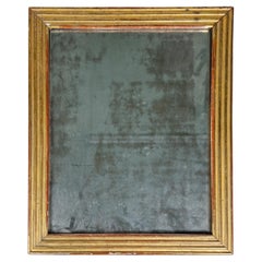 Early 20th Century Italian Gilt Frame Foxed Mirror