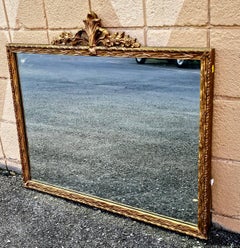 Frühes 20. Jahrhundert Italienisch Giltwood Ornate FrameMirror