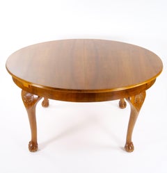 Early 20th Century Italian Hand Carved Walnut Neoclassical Style Dining Table