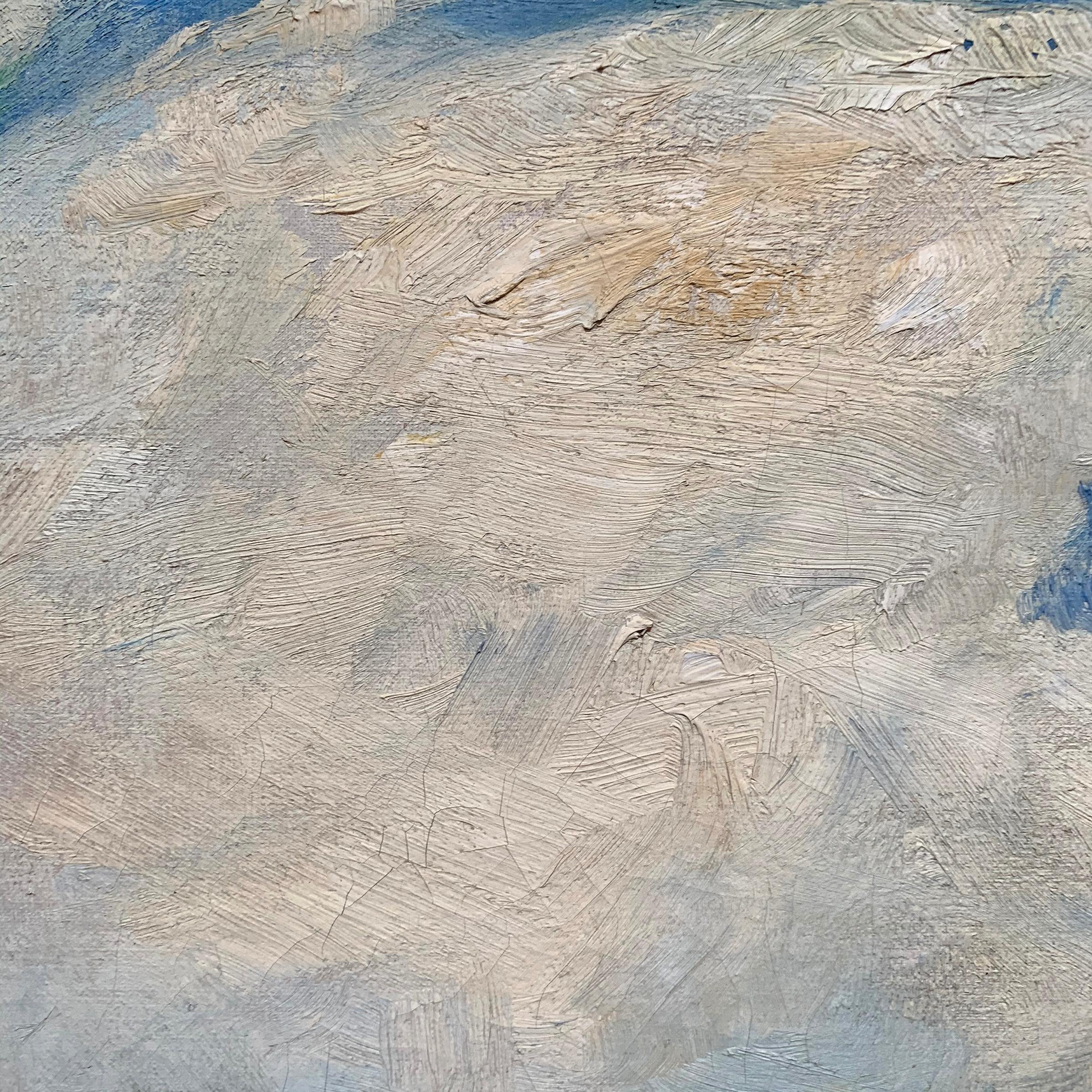 Early 20th Century Italian Impressionist Plein Air Landscape Painting 3