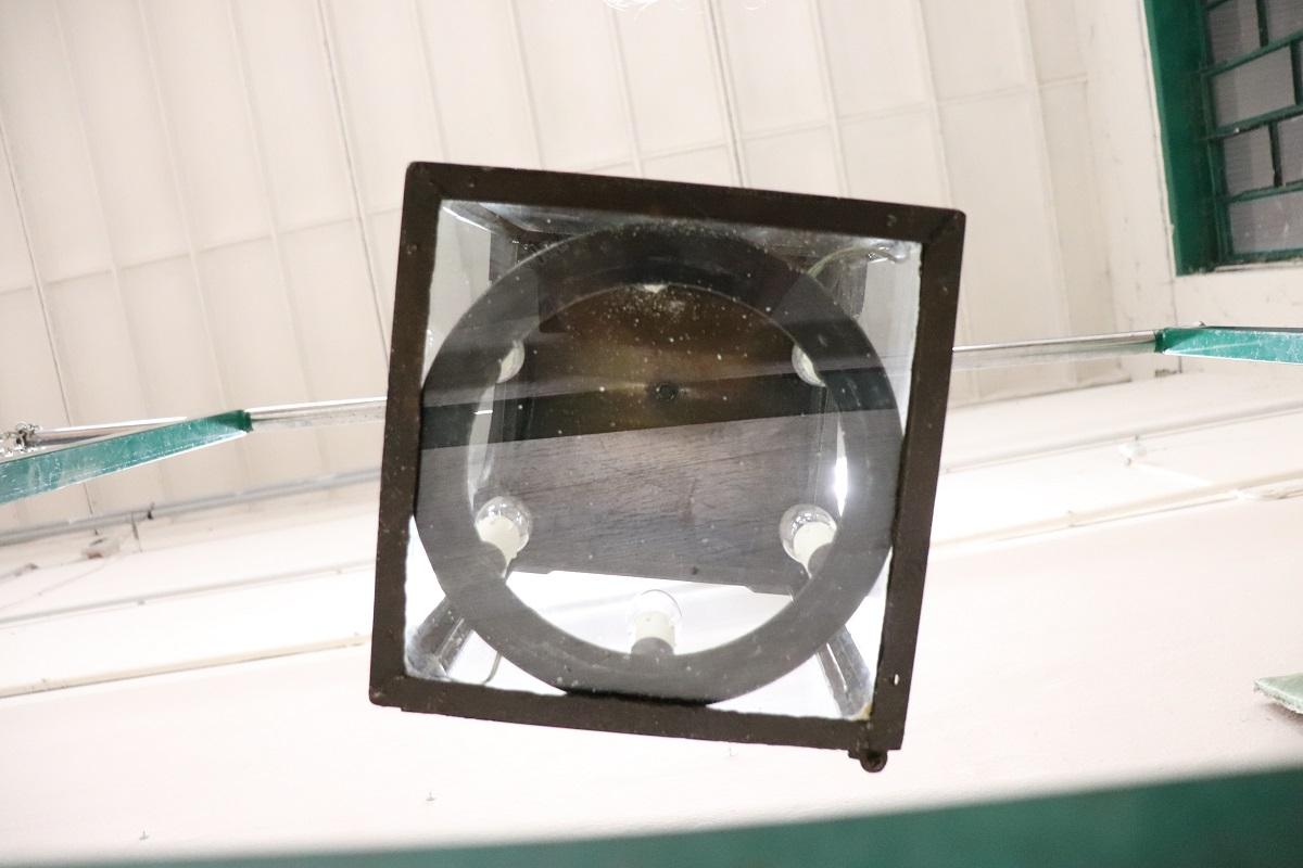 Italienische Laterne aus Eisen, Anfang des 20. im Angebot 3