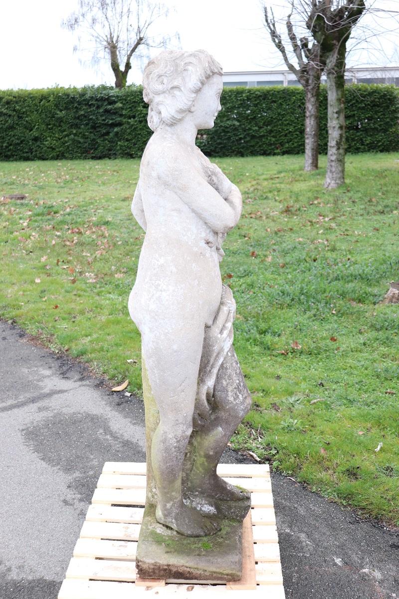Grande statue de jardin italienne du début du 20e siècle 